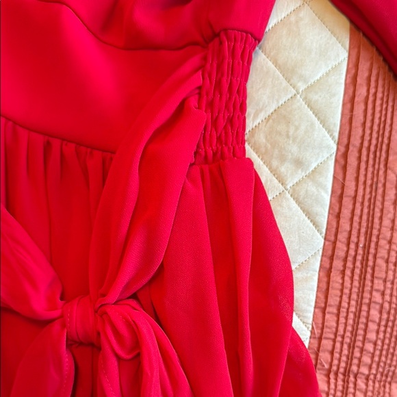 New with Tag! Lane Bryant Red Midi Dress - Picture 3 of 4